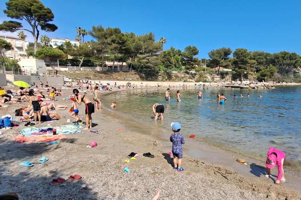 Magnifique T2 - Les Pieds Dans L'Eau Piscine/Plage Carry-le-Rouet Buitenkant foto